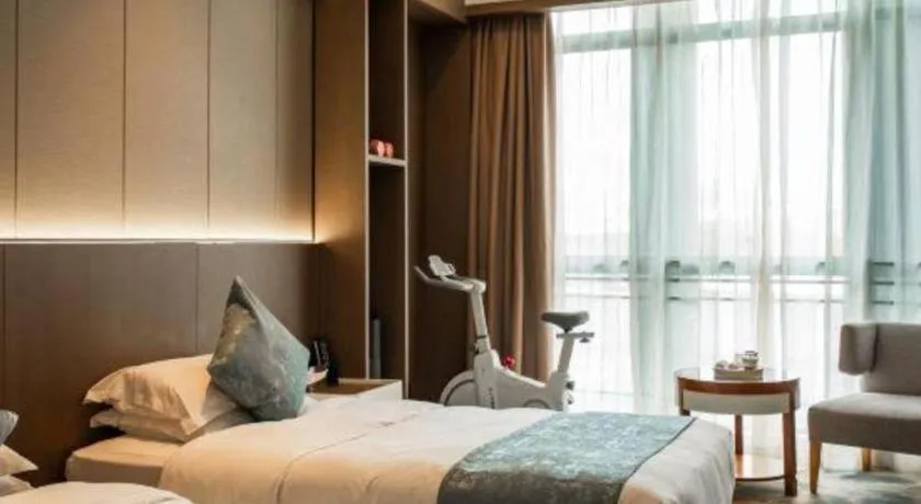 Bed in Fliport Hotel Xiamen Software Park