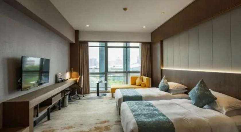 Bed in Fliport Hotel Xiamen Software Park