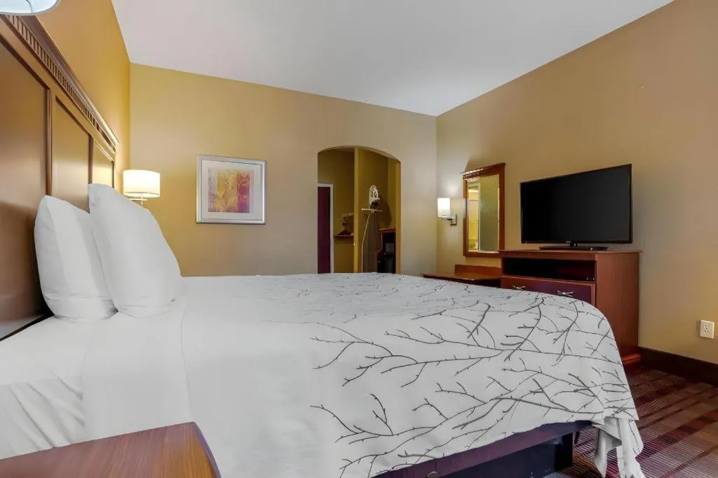 Bed in Best Western Plaquemine Inn