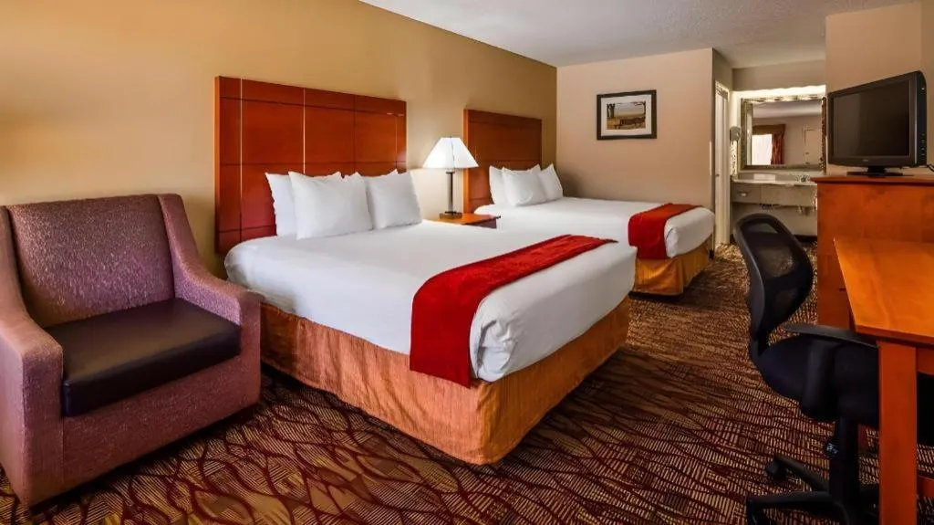 Bed in Best Western Inn