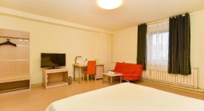 Bed in Jinjiang Inn Qingdao Development Zone Jinggangshan Rd.