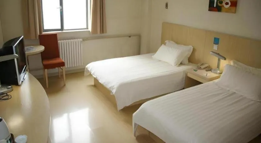 Bed in Jinjiang Inn Qingdao Development Zone Jinggangshan Rd.