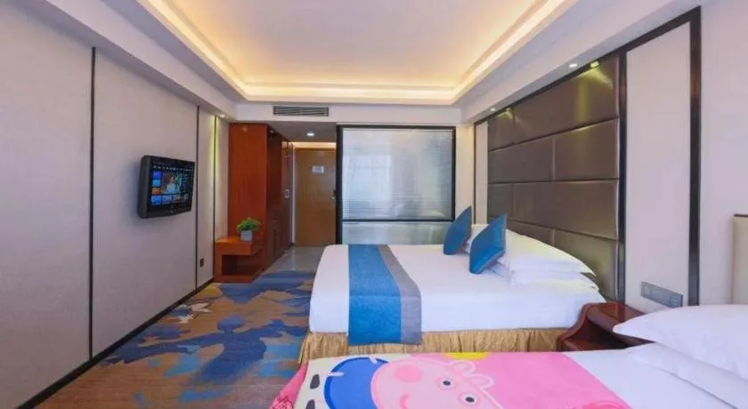 Bed in Downtown Hotel