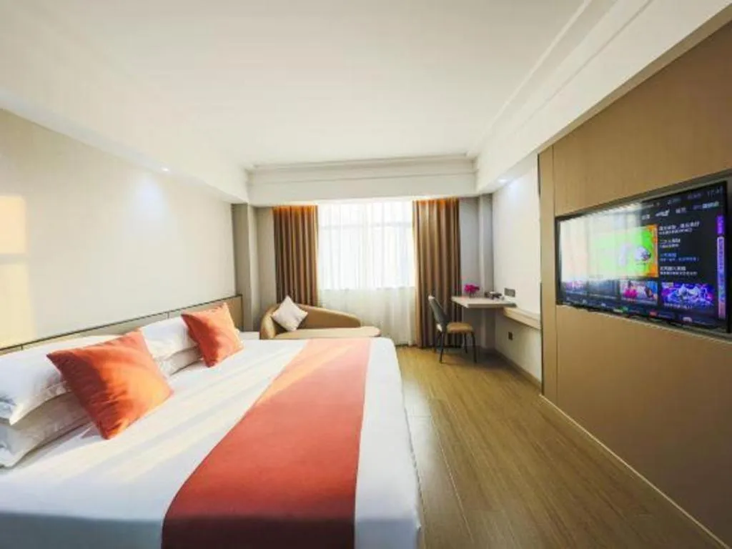 Bed in Downtown Hotel