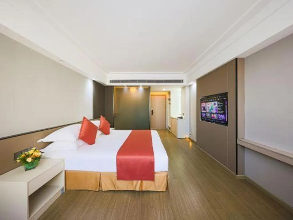 Bed in Downtown Hotel