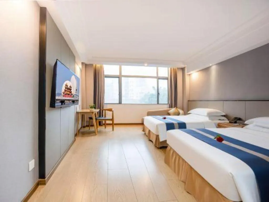 Bed in Downtown Hotel