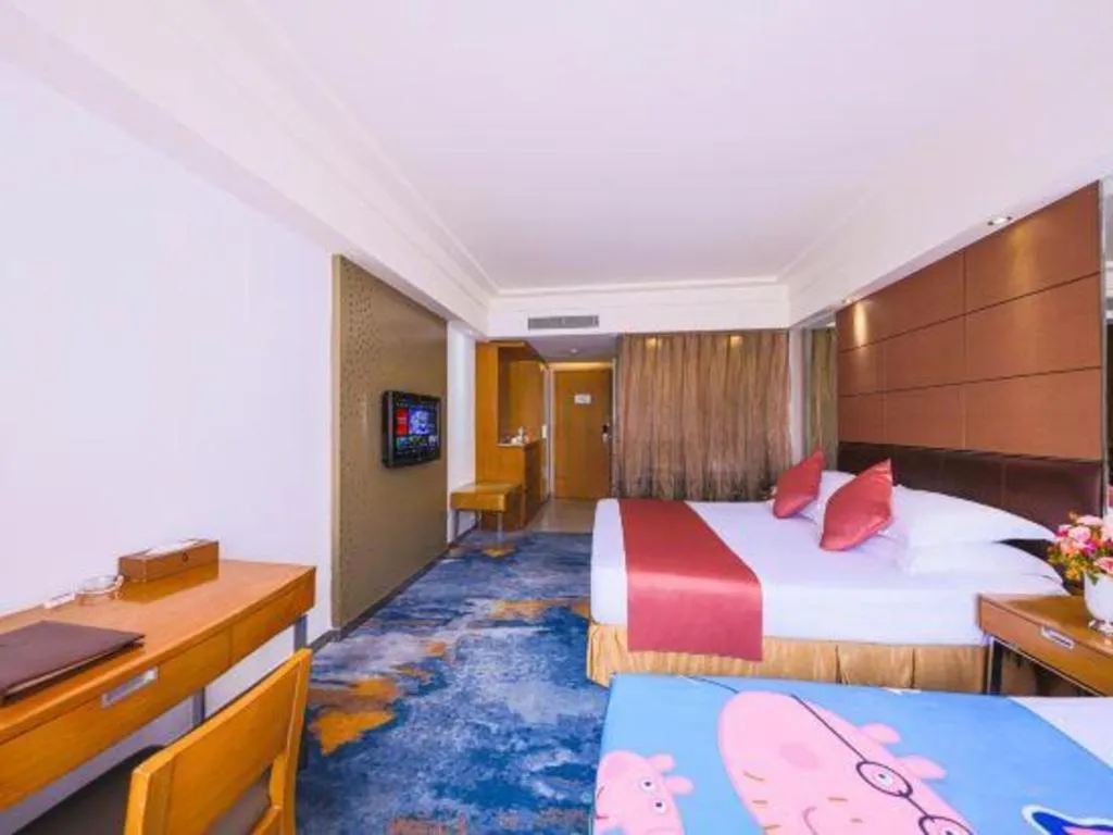 Bed in Downtown Hotel