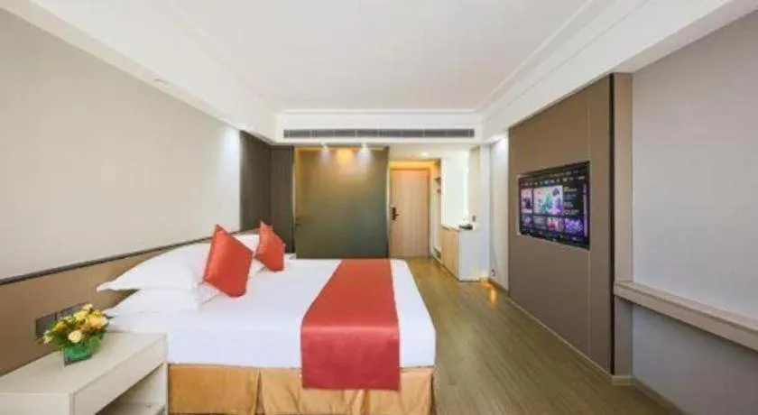 Bed in Downtown Hotel