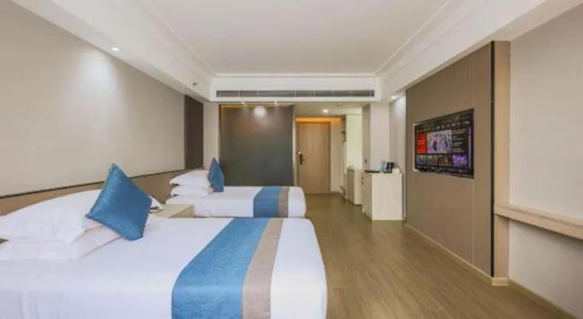 Bed in Downtown Hotel