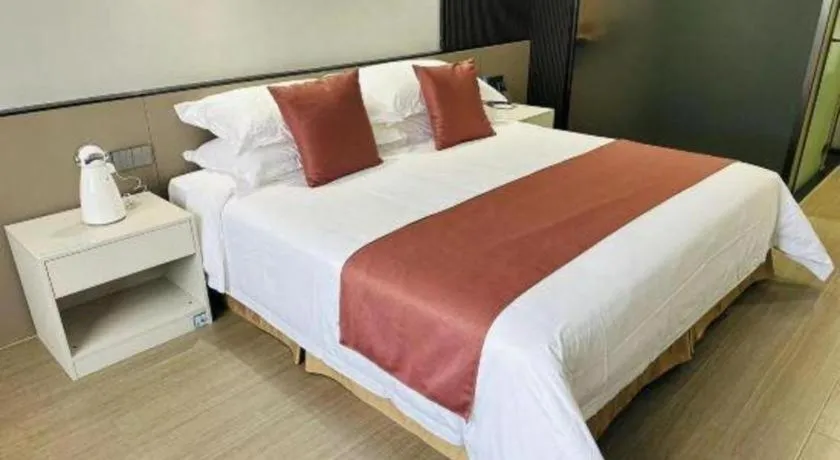 Bed in Downtown Hotel