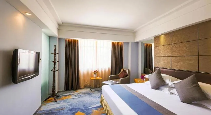 Bed in Downtown Hotel