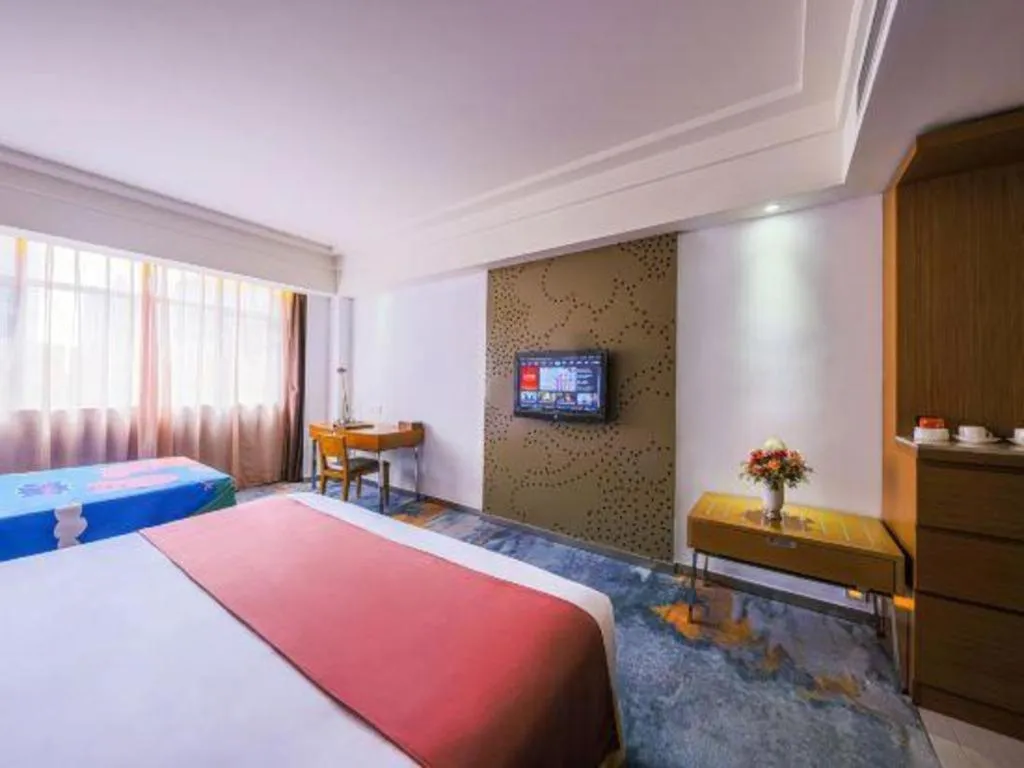 Bed in Downtown Hotel