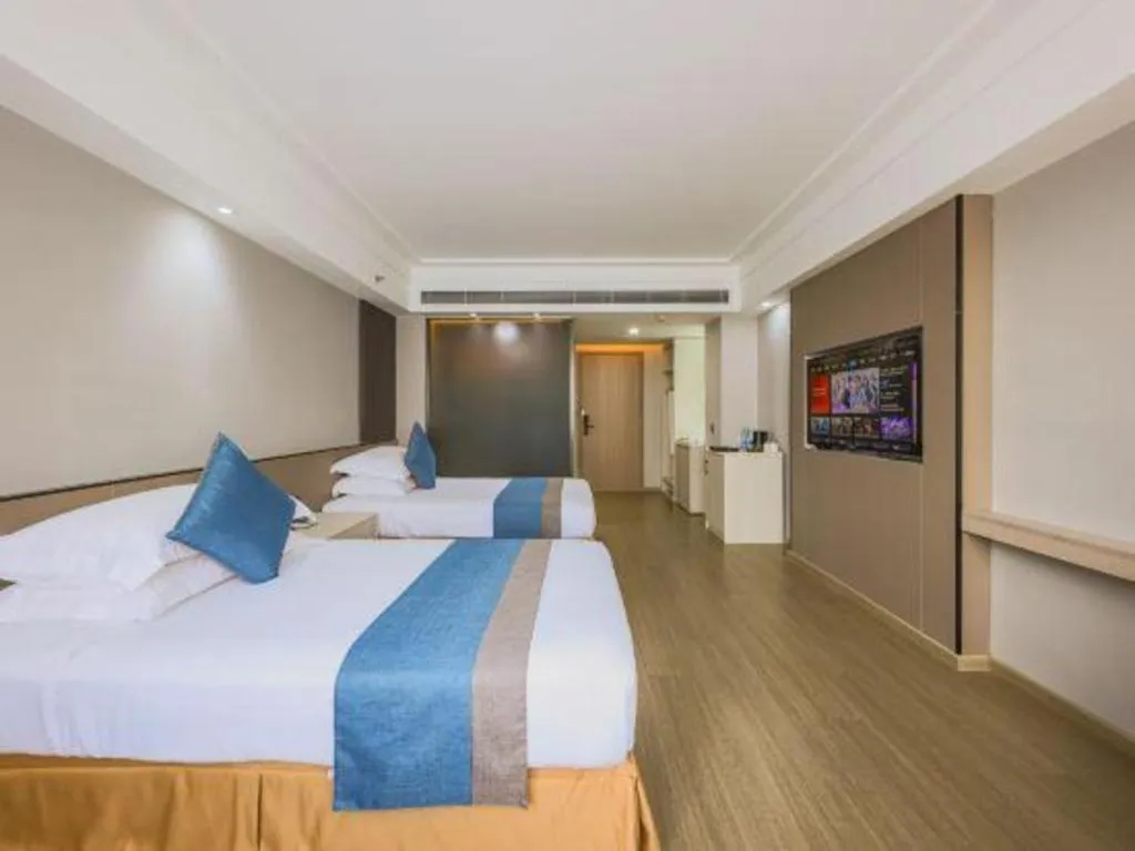 Bed in Downtown Hotel