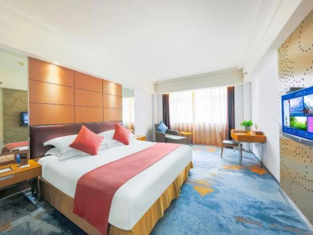 Bed in Downtown Hotel