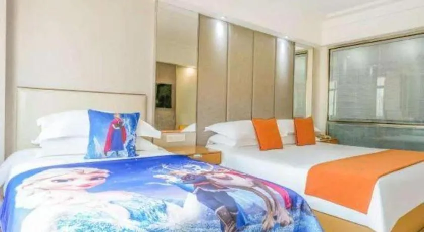 Bed in Downtown Hotel