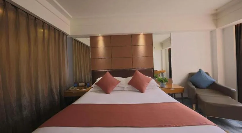 Bed in Downtown Hotel