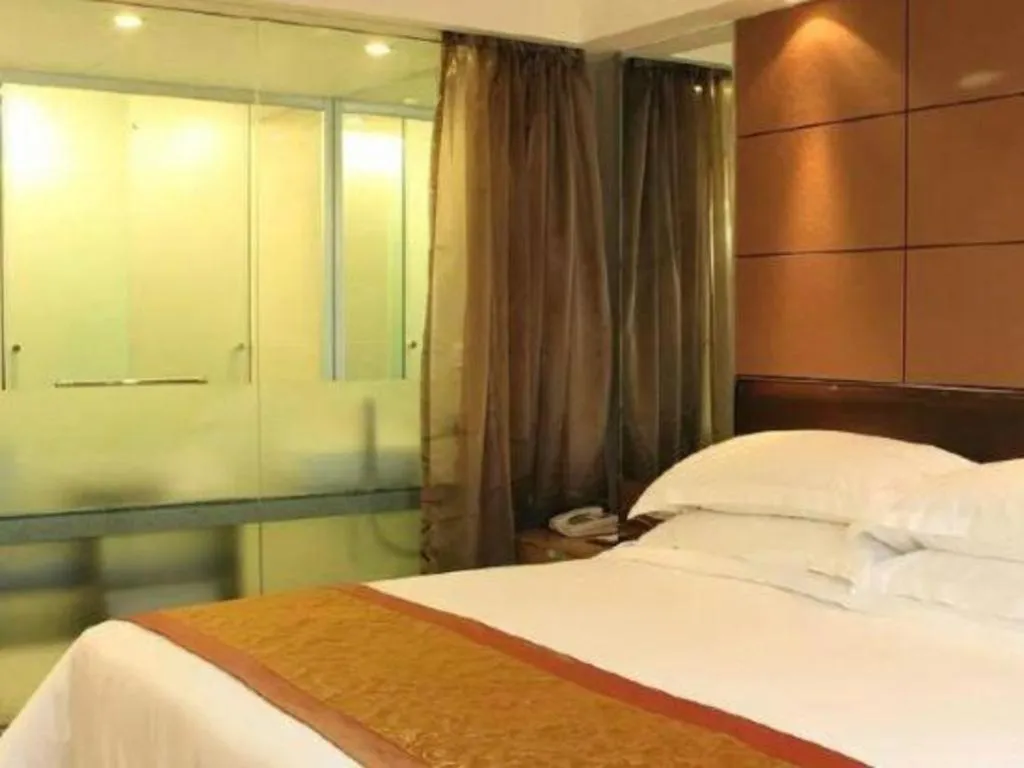 Bed in Downtown Hotel