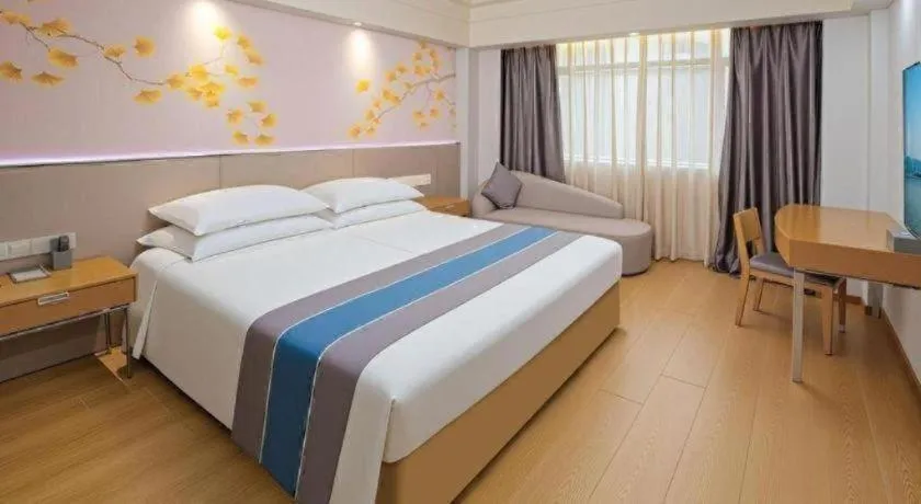 Bed in Downtown Hotel