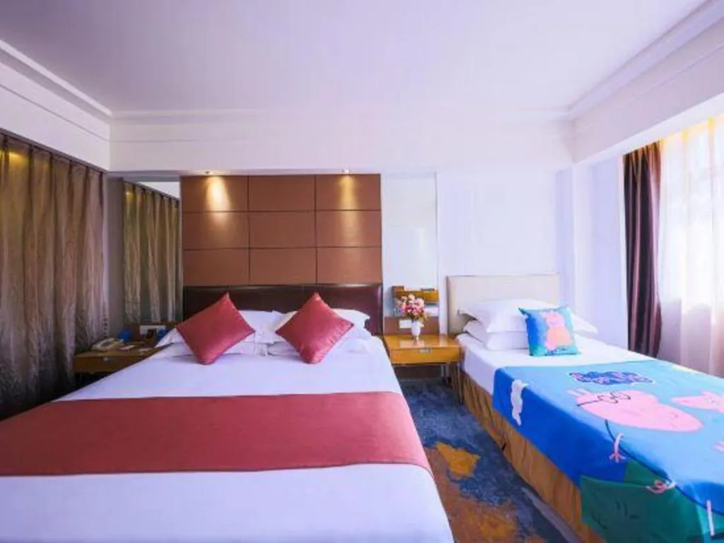 Bed in Downtown Hotel