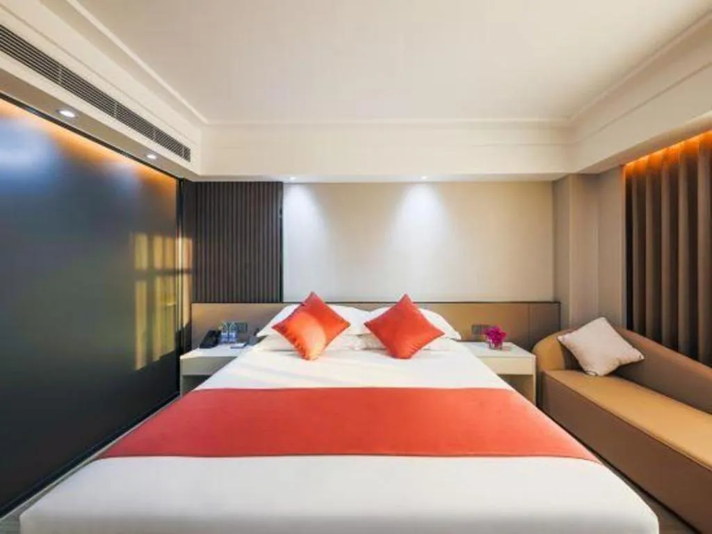 Bed in Downtown Hotel