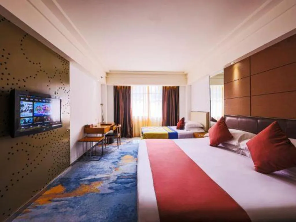 Bed in Downtown Hotel