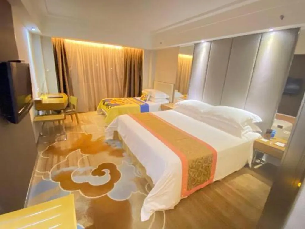 Bed in Downtown Hotel