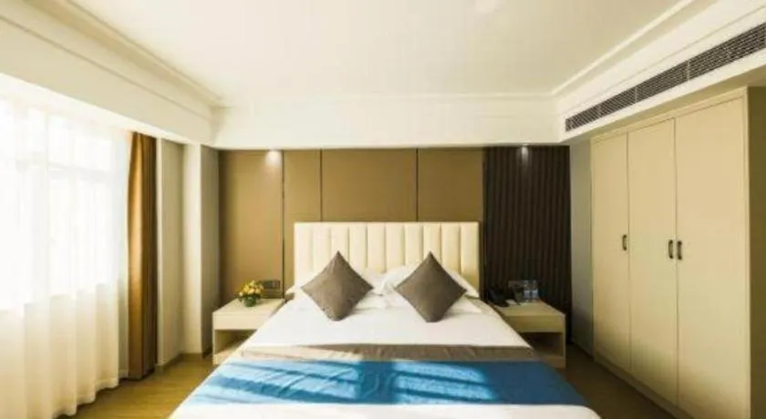 Bed in Downtown Hotel