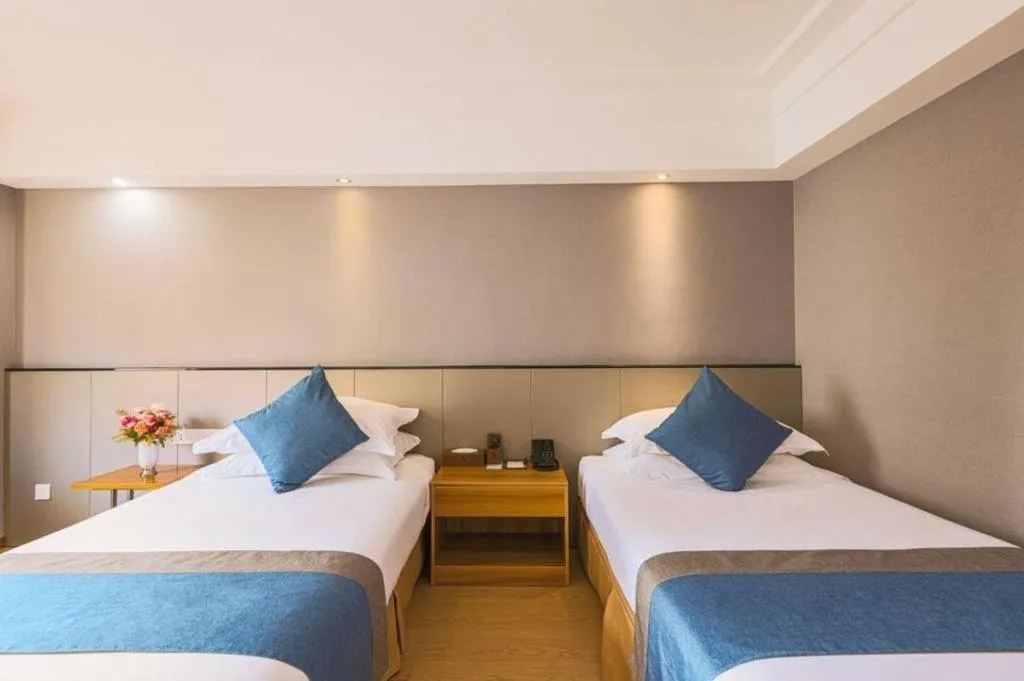 Bed in Downtown Hotel