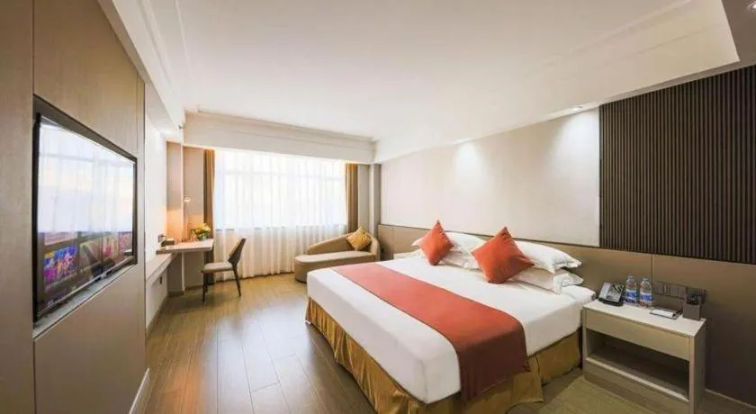 Bed in Downtown Hotel