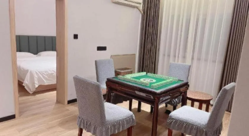 Bed in GreenTree Inn Suzhou Shengze Hotel