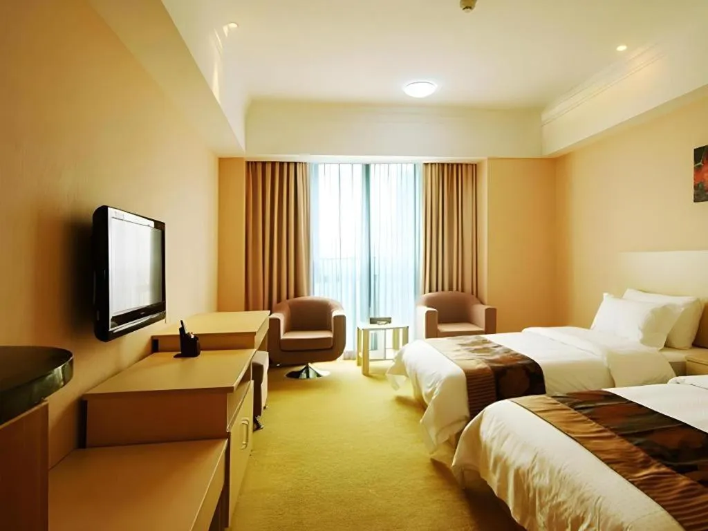 Bed in Ningbo ShouNan Hotel