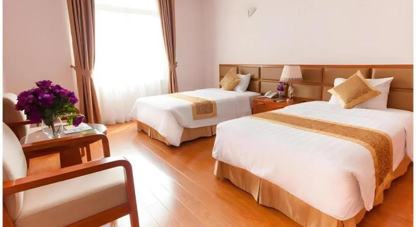 Bed in Cong Doan Viet Nam Hotel