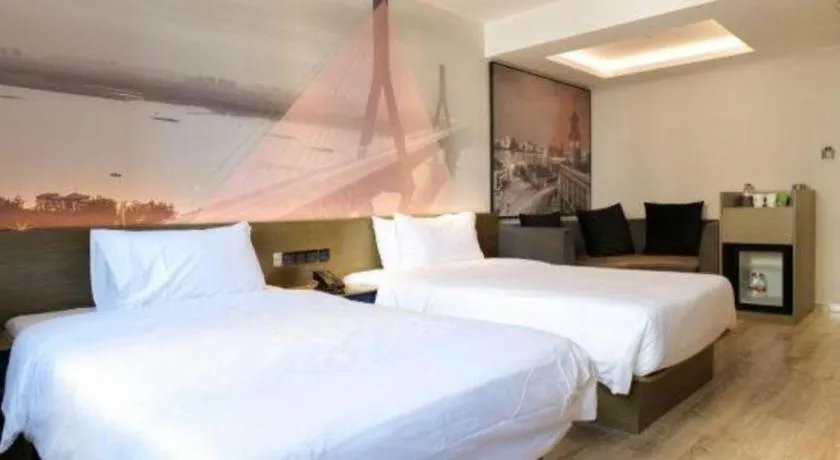 Bed in ibis Styles Wuhan Optics Valley Square Hotel