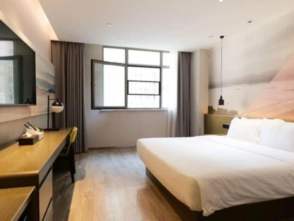 Bed in ibis Styles Wuhan Optics Valley Square Hotel