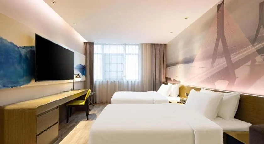 Bed in ibis Styles Wuhan Optics Valley Square Hotel