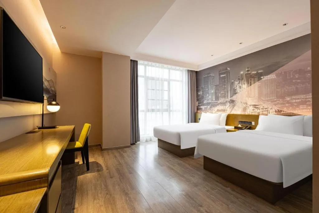 Bed in ibis Styles Wuhan Optics Valley Square Hotel