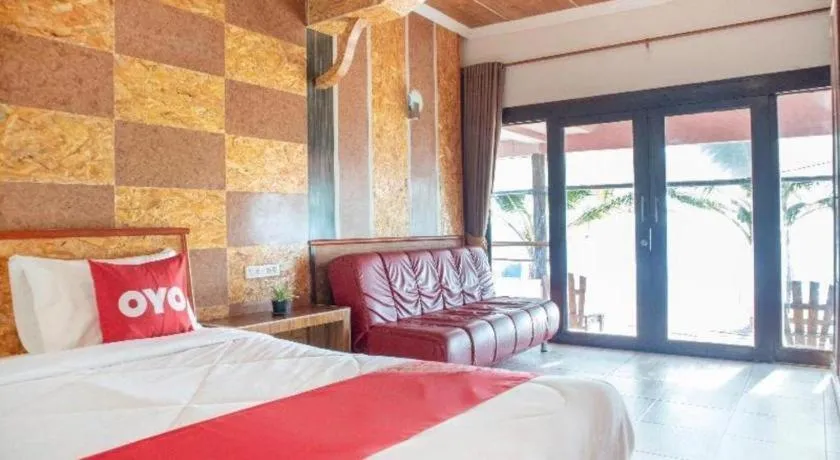 Bed in OYO 797 Pink House Bungalow