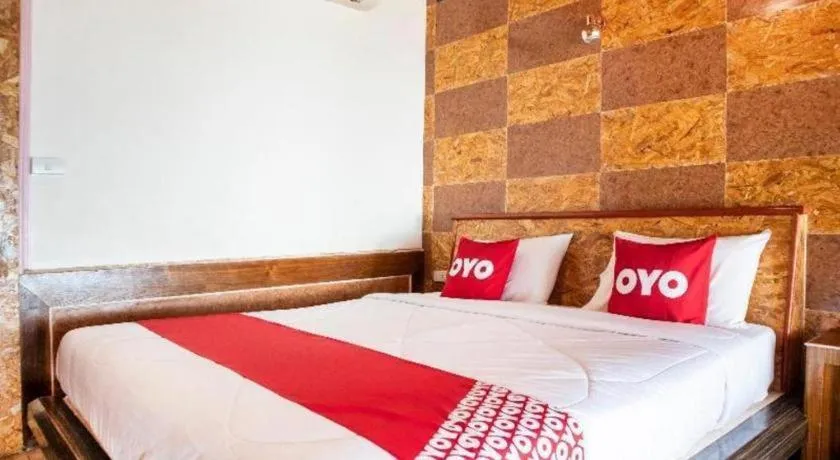 Bed in OYO 797 Pink House Bungalow