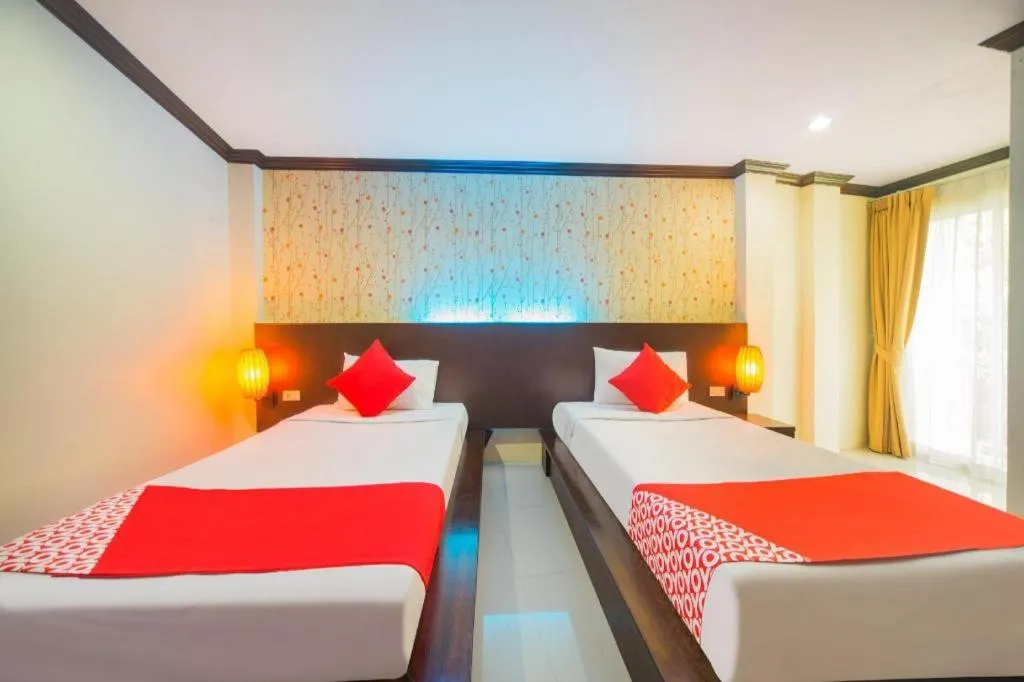 Bed in OYO 232 Patong City Hometel