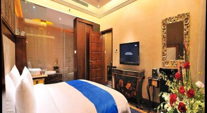 Bed in Hohhot Inner Mongolia Hotel