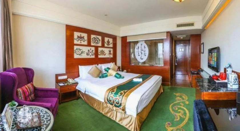 Bed in Hohhot Inner Mongolia Hotel