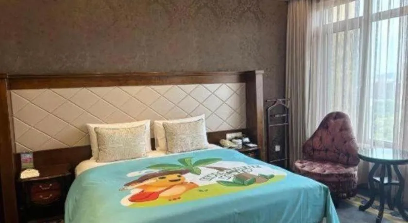 Bed in Hohhot Inner Mongolia Hotel