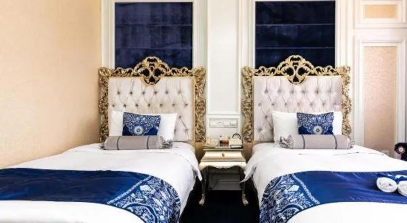 Bed in Hohhot Inner Mongolia Hotel