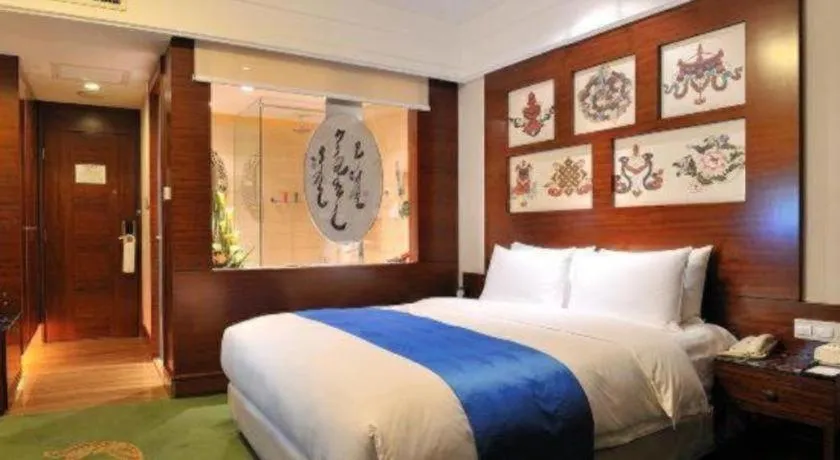 Bed in Hohhot Inner Mongolia Hotel