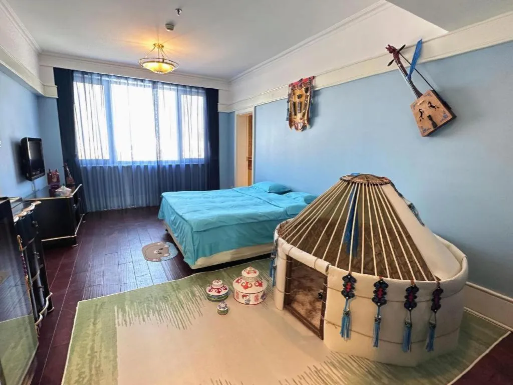 Bed in Hohhot Inner Mongolia Hotel