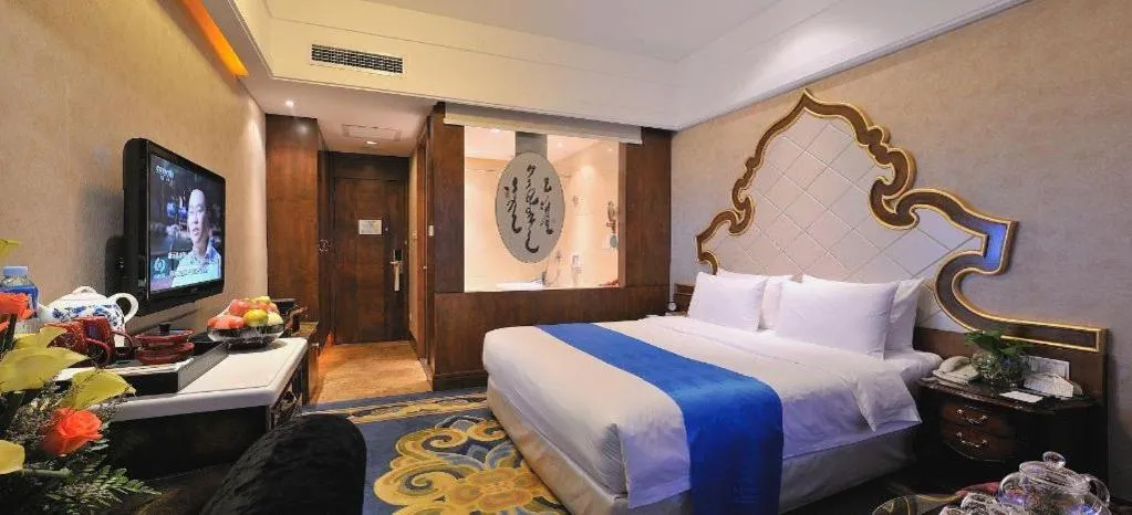 Bed in Hohhot Inner Mongolia Hotel