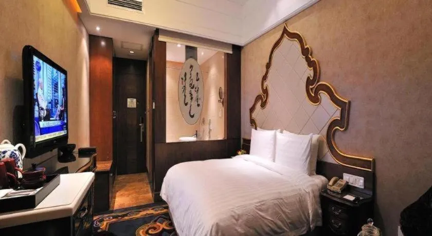 Bed in Hohhot Inner Mongolia Hotel