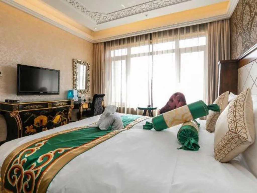 Bed in Hohhot Inner Mongolia Hotel