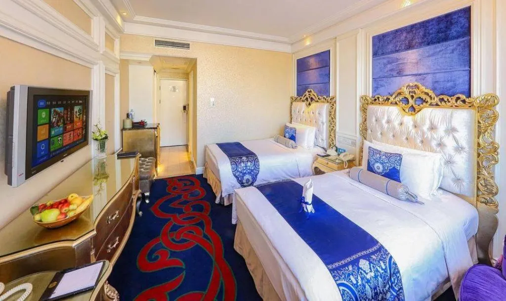 Bed in Hohhot Inner Mongolia Hotel