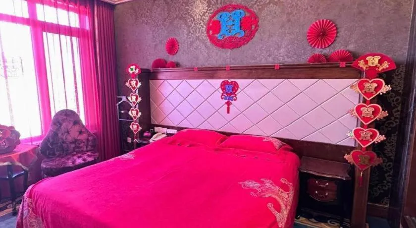 Bed in Hohhot Inner Mongolia Hotel